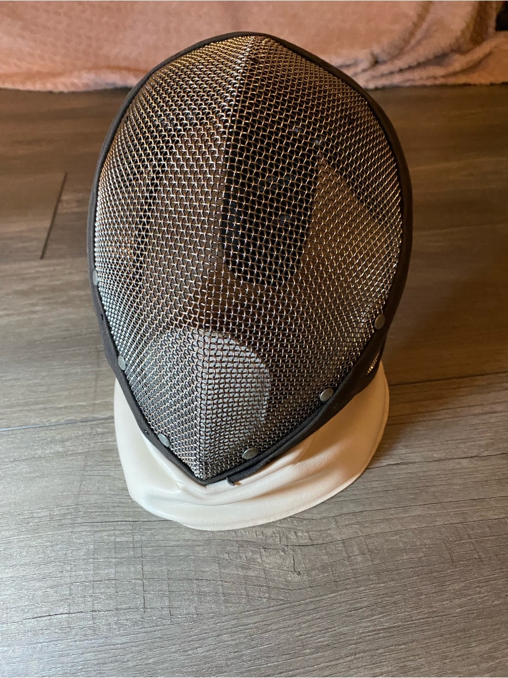 Vintage American Castello NYC Fencing Mask with White Bib - Protective Headgear
